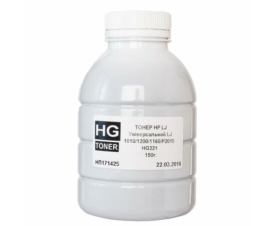 Тонер HP LJ1010/1200/1160/P2015 150 г HG (TSM-HG221-150)