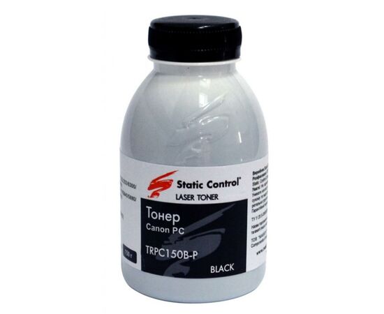 Тонер Canon FC/PC (фасовка)150г Static Control (TRPC150B-P)