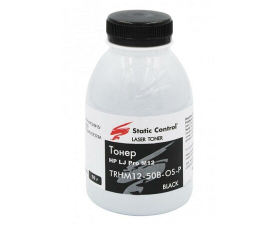 Тонер HP LJ Pro M12, Odyssey, 50г Static Control (TRHM12-50B-OS-P)