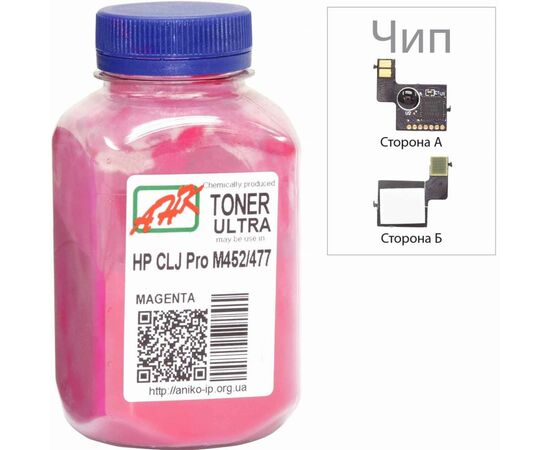 Тонер HP CLJ Pro M252/M277 +Apex chip, 40г Magenta AHK (3203132)
