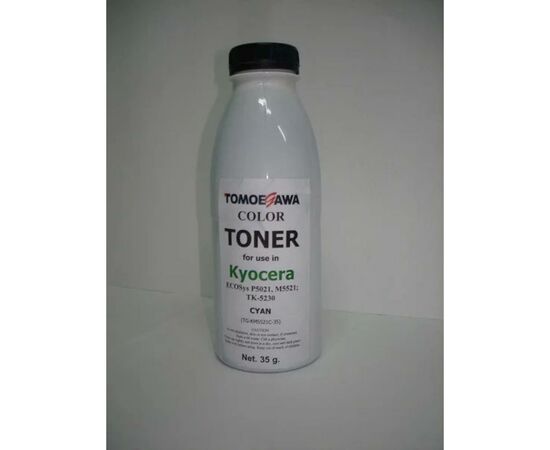 Тонер KYOCERA TK-5230 (35г) Cyan Tomoegawa (TG-KM5521C-35)