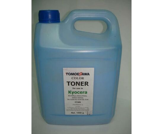 Тонер KYOCERA TK-5220/TK-5230/TK-5240, 1кг Cyan Tomoegawa (TG-KM5021C-1)