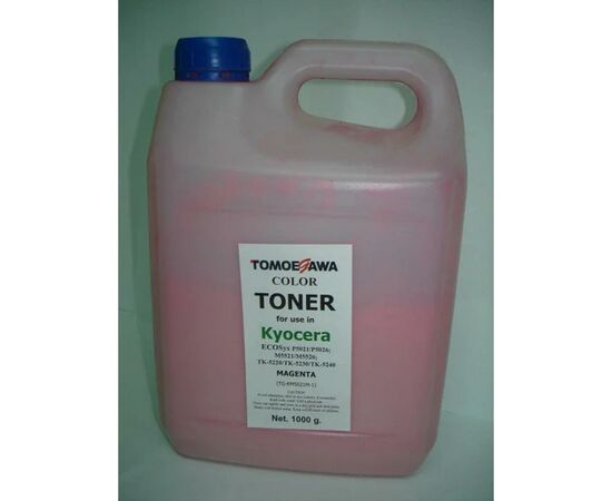 Тонер KYOCERA TK-5220/TK-5230/TK-5240, 1кг Magenta Tomoegawa (TG-KM5021M-1)