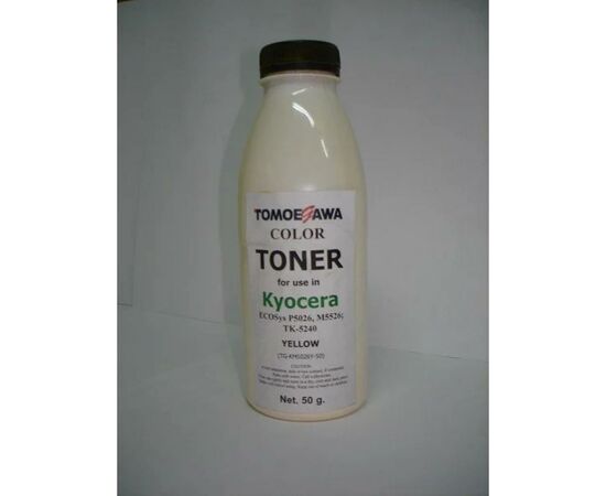 Тонер KYOCERA TK-5240 (50г) Yellow Tomoegawa (TG-KM5026Y-50)