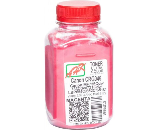 Тонер Canon LBP-650/MF-730, 90г Magenta AHK (1505212)