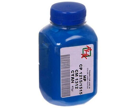 Тонер HP CLJ CP1215/CP1515/CM1312, 40г Cyan AHK (1501130)