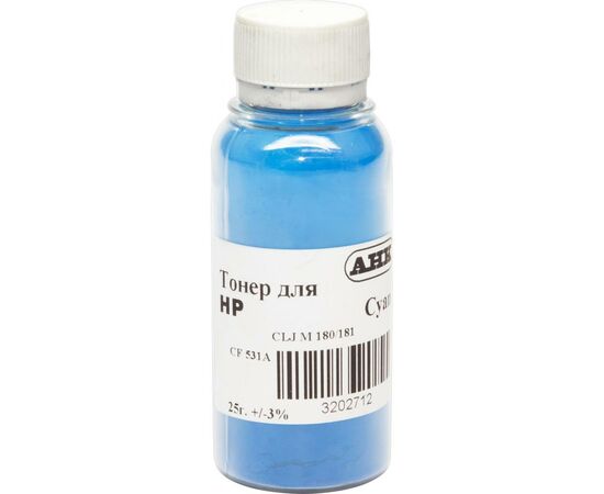 Тонер HP CLJ M180/181, 25г Cyan AHK (3202713)