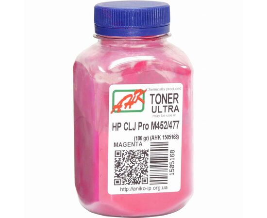 Тонер HP CLJ Pro M452/477, 100г Magenta ULTRA COLOR AHK (1505168)