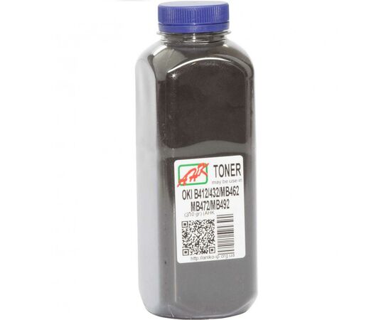 Тонер OKI B412/432/MB462, 370г Black AHK (3202513)