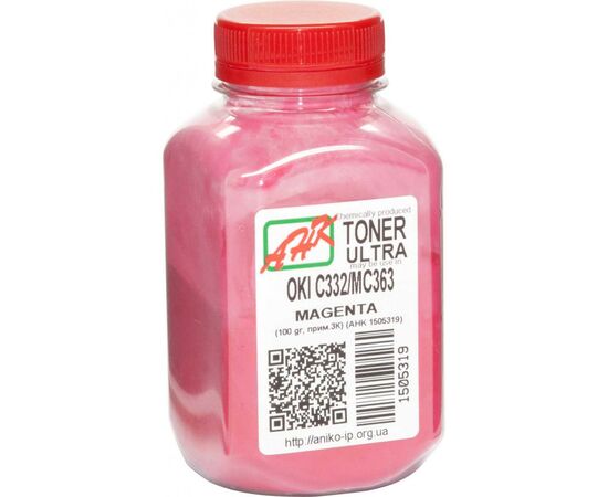 Тонер OKI C332/MC363, 100г Magenta AHK (1505319)