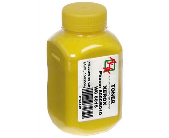 Тонер Xerox Ph6000/6010/WC6015, 20г Yellow AHK (1503554)