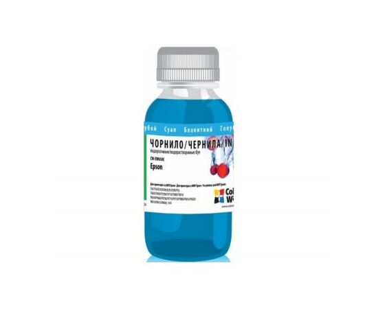 Чорнило ColorWay Epson SP R270/290 RX500 TX650 100мл Cyan (CW-EW650C01)