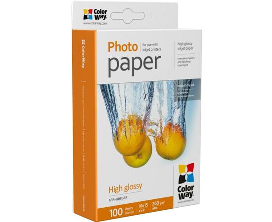 Фотобумага ColorWay 10x15 (ПГ260-100) (PG2601004R)