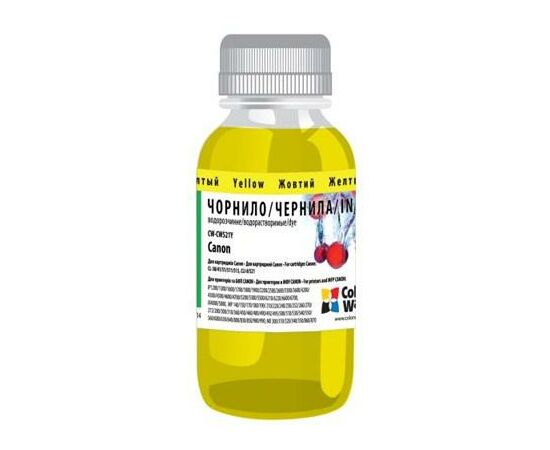 Чернила ColorWay Canon CL-41/38/411/511/CLI-8/426/521Yellow 200 мл (CW-CW521Y02) Чернила ColorWay Canon CL-41/38/411/511/CLI-8/426/521Yellow 200 мл (CW-CW521Y02)