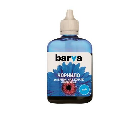 Чернила Barva CANON/HP/Lexmark Universal №4 CYAN 90г (CU4-472)