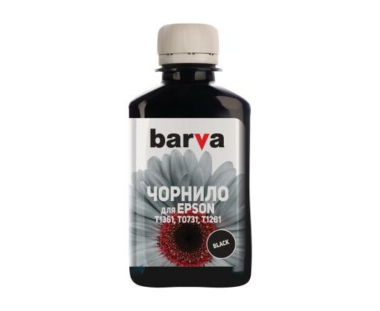 Чернила Barva EPSON T1361 (K101) BLACK 180г (SOFT Pigment) (E136-378)
