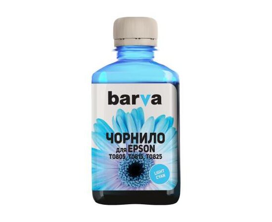Чернила Barva EPSON T0815 LIGHT CYAN 180г (E081-147)
