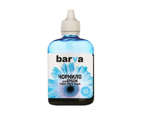 Чернила Barva EPSON T0815 LIGHT CYAN 90г (E081-328)
