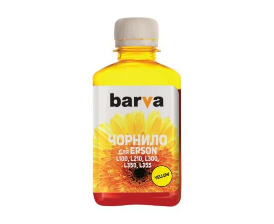 Чорнило Barva EPSON L100/L210/L300/L350/L355 180г (T6644) YELLOW (L100-405)