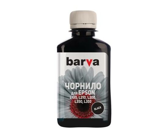 Чернила Barva EPSON L100/L210/L300/L350/L355 180г (T6641) BLACK (L100-399)