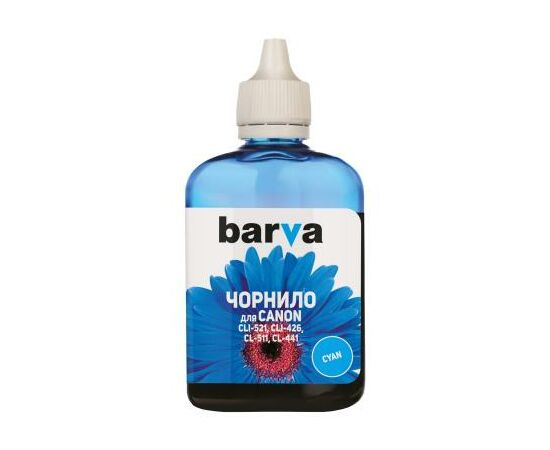 Чернила Barva CANON CLI-521/CL-511 90г CYAN (C521-286) Чернила Barva CANON CLI-521/CL-511 90г CYAN (C521-286)