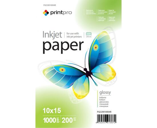 Фотобумага PrintPro 10x15 (PGE20010004R)