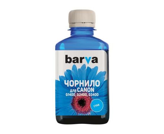 Чорнило Barva CANON GI-490 180г CYAN (G490-504)