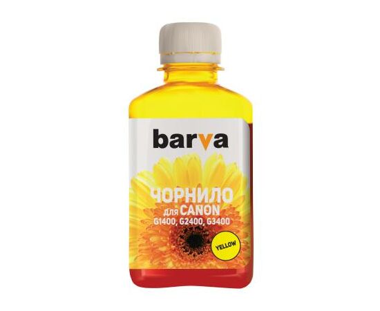 Чорнило Barva CANON GI-490 180г YELLOW (G490-506)