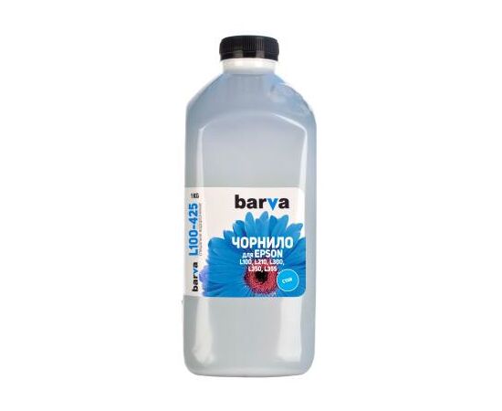 Чернила Barva EPSON L100/L210/L300/L350/L355 1кг (T6642) CYAN (L100-425)