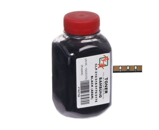 Тонер Samsung CLP-310/315/3175, 45г Black, +chip AHK (1502402)