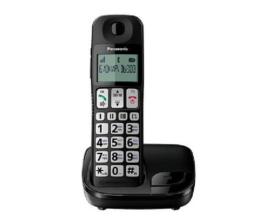 Телефон DECT Panasonic KX-TGE110UCB, изображение 2 Телефон DECT Panasonic KX-TGE110UCB, изображение 2
