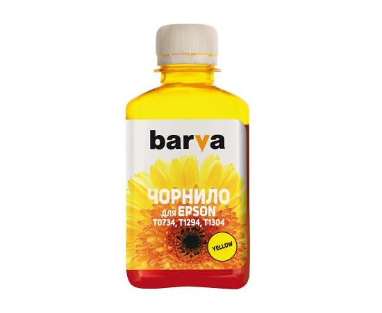 Чернила Barva Epson T1304/T1294/T1284/T1034/T0734 Yellow 180 г pigm. (E130-538)