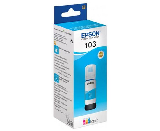 Контейнер з чорнилом Epson 103 Cyan (C13T00S24A)