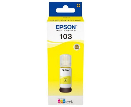 Контейнер с чернилами Epson 103 yellow (C13T00S44A), изображение 2 Контейнер с чернилами Epson 103 yellow (C13T00S44A), изображение 2