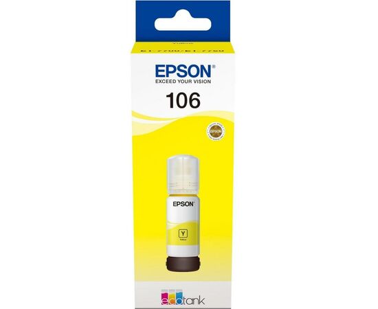 Контейнер з чорнилом Epson 106 yellow (C13T00R440)
