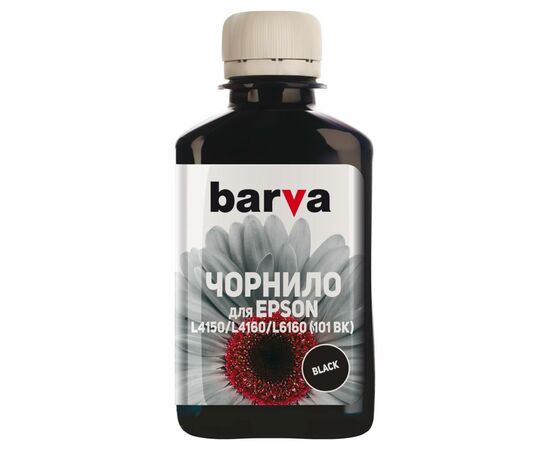 Чорнило Barva EPSON L4150/L4160 (101BK) 180 мл BLACK pigmented (E101-603)