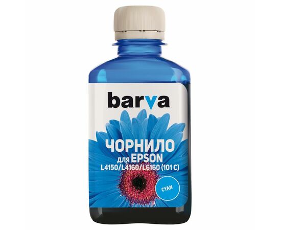 Чорнило Barva EPSON L4150/L4160 (101C) 180 мл CYAN (E101-604)