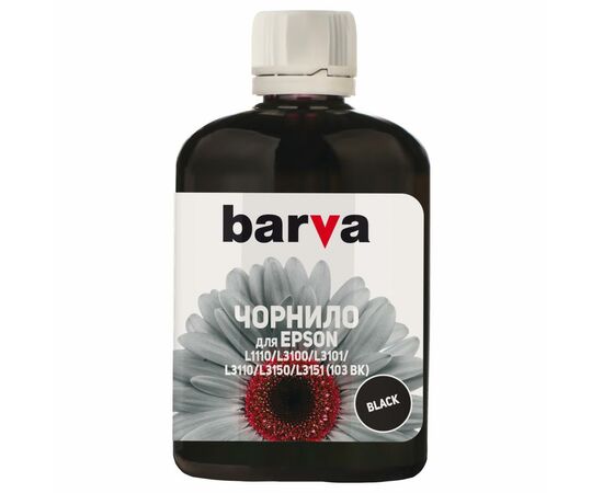 Чорнило Barva EPSON L1110/L3100 (103) 100мл BLACK (E103-690)