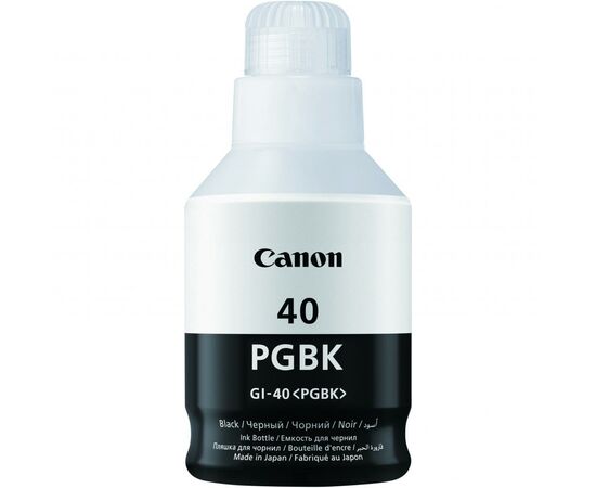 Контейнер с чернилами Canon GI-40Black (3385C001), изображение 2 Контейнер с чернилами Canon GI-40Black (3385C001), изображение 2