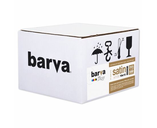 Фотопапір Barva 10x15, 255g/m2, PROFI, White satin, 500c (IP-V255-272)