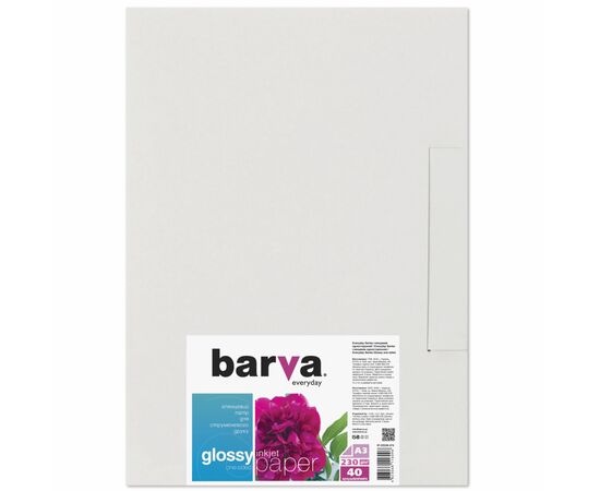 Фотобумага Barva A3 Everyday Glossy 230г, 40л (IP-CE230-274)