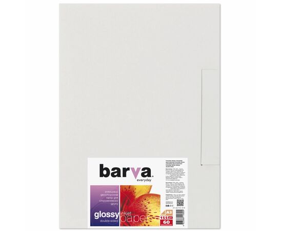 Фотопапір Barva A3 Everyday Glossy 155г double-sided 60с (IP-GE155-310)