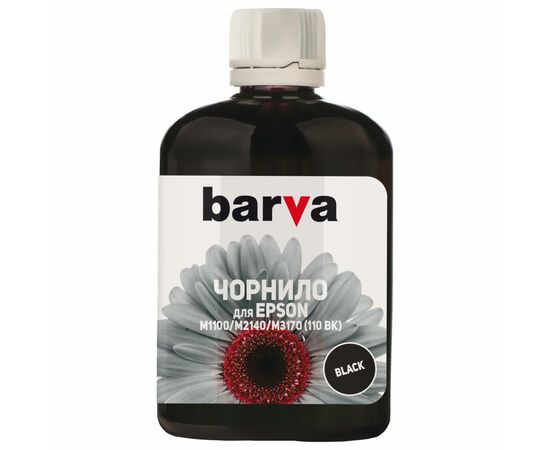Чорнило Barva EPSON M1100/M3170 (110) BLACK 100мл Pigm. (E110-724)