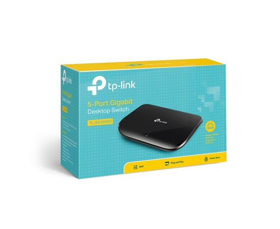 Коммутатор сетевой TP-Link TL-SG1005D, изображение 7 Коммутатор сетевой TP-Link TL-SG1005D, изображение 7