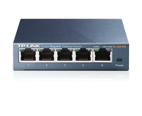 Коммутатор сетевой TP-Link TL-SG105, изображение 2 Коммутатор сетевой TP-Link TL-SG105, изображение 2