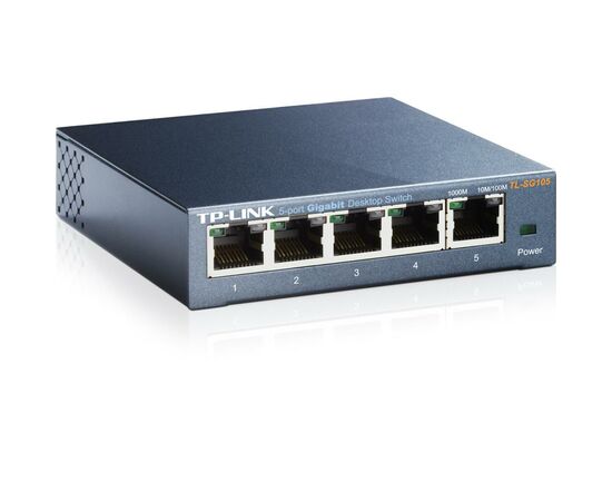 Коммутатор сетевой TP-Link TL-SG105, изображение 3 Коммутатор сетевой TP-Link TL-SG105, изображение 3