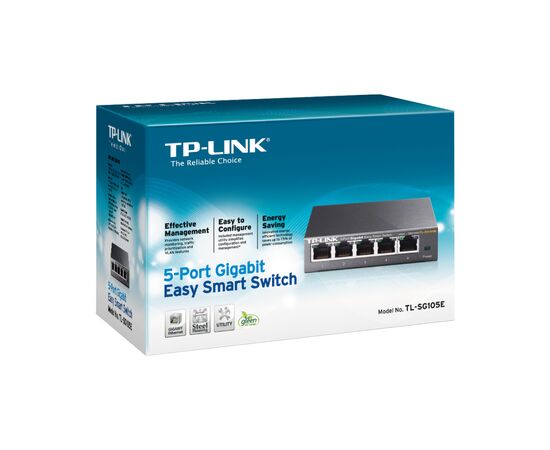 Коммутатор сетевой TP-Link TL-SG105E, изображение 4 Коммутатор сетевой TP-Link TL-SG105E, изображение 4