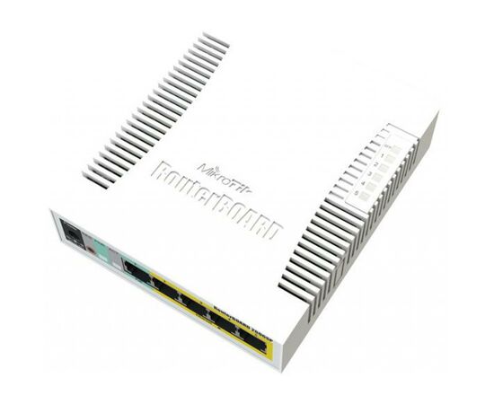 Коммутатор сетевой Mikrotik RB260GSP (CSS106-1G-4P-1S), изображение 3 Коммутатор сетевой Mikrotik RB260GSP (CSS106-1G-4P-1S), изображение 3