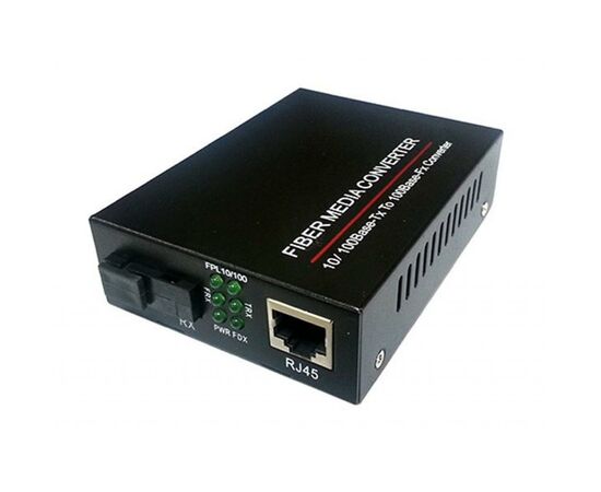 Медіаконвертер FoxGate 10/100Base-TX to 100Base-F 1550нм, SM, SC/PC, 20 км (EC-B-0,1-1SM-1550nm-20)