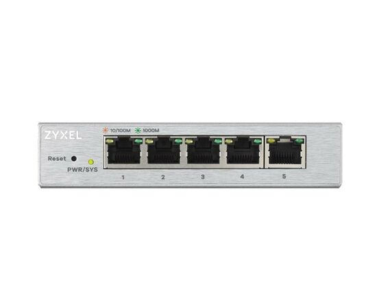 Коммутатор сетевой ZyXel GS1200-5 (GS1200-5-EU0101F), изображение 2 Коммутатор сетевой ZyXel GS1200-5 (GS1200-5-EU0101F), изображение 2